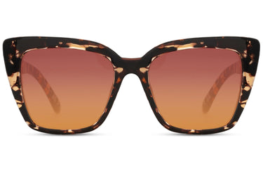 Heart-shaped sunglasses with pink lenses